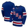 USA Hockey Olympic Nike 2026 Royal Home Replica Blank NHL Jersey
