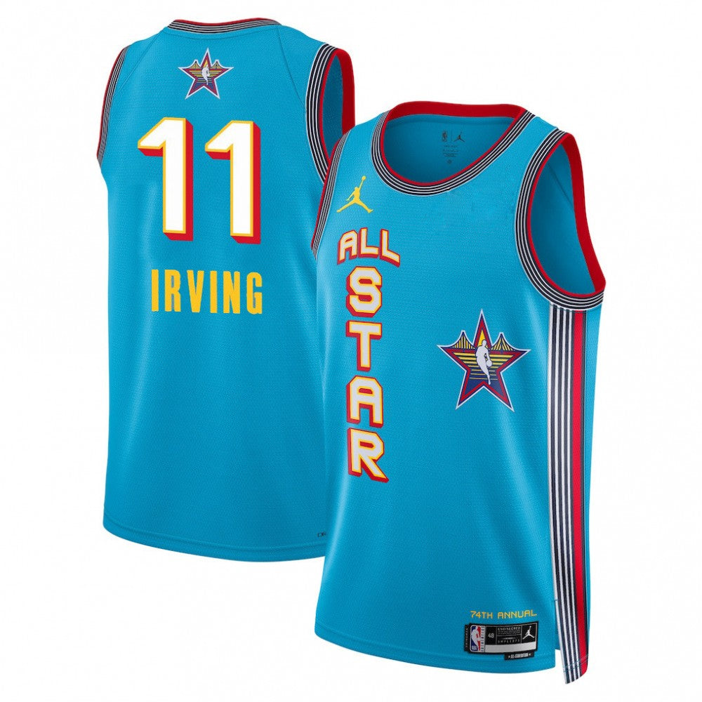 Kyrie Irving Jordan Brand Unisex Light Blue 2025 NBA All-Star Game Swingman Player NBA Jersey