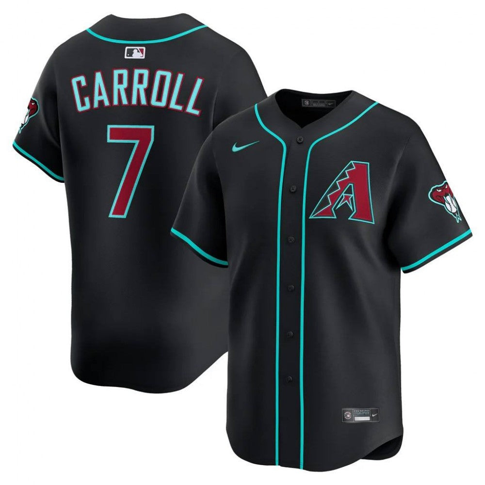 Corbin Carroll Arizona Diamondbacks Nike Alternate Limited MLB Jersey - Black