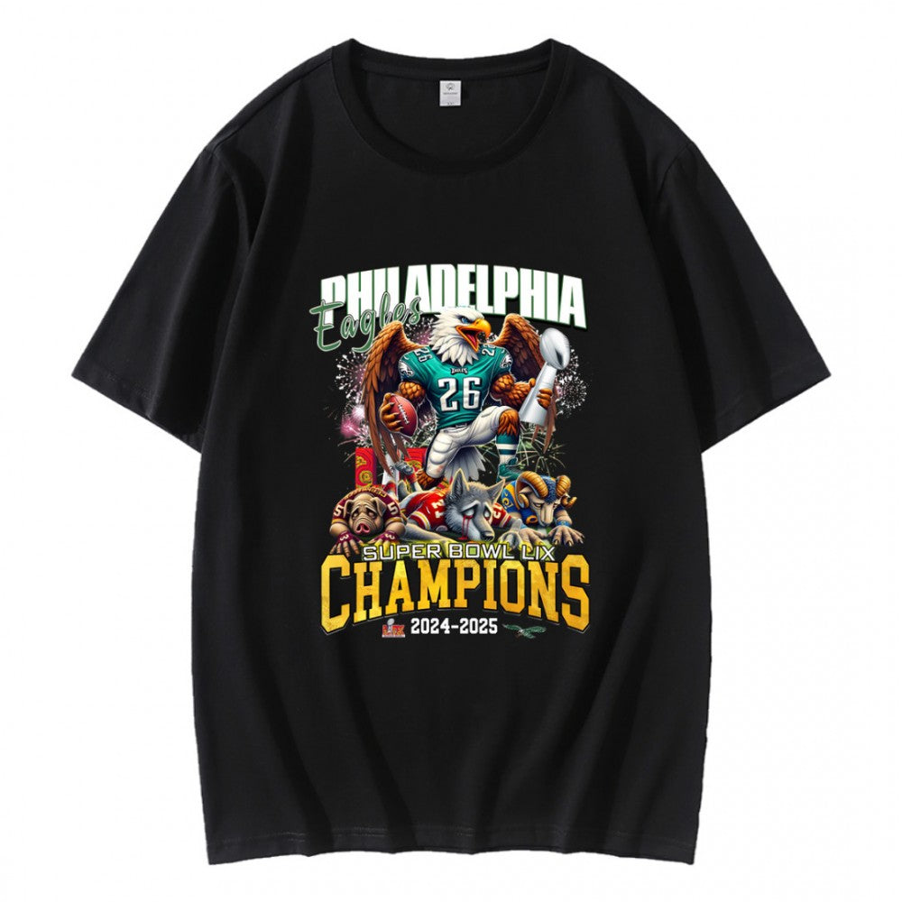 Philadelphia Eagles Saquon Barkley Superbowl Champions 2024 2025 T-Shirt