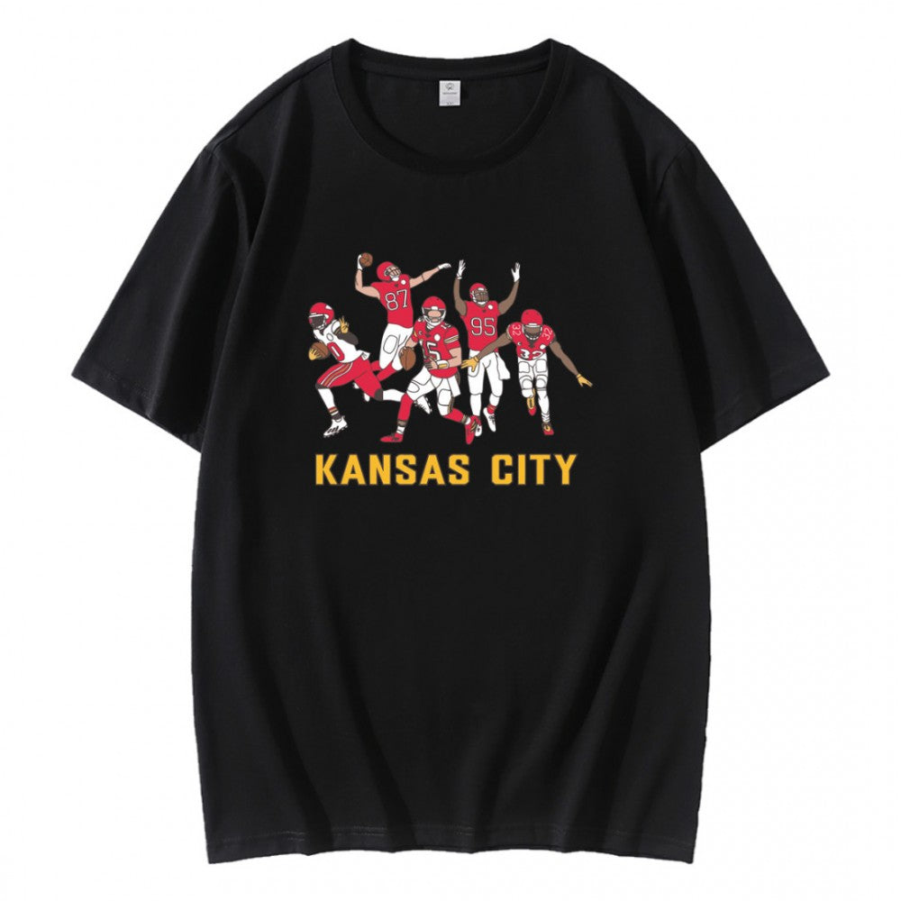 Kansas City Chiefs Football Player T-Shirt