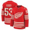 Moritz Seider Detroit Red Wings Centennial Premium Replica NHL Jersey - Red