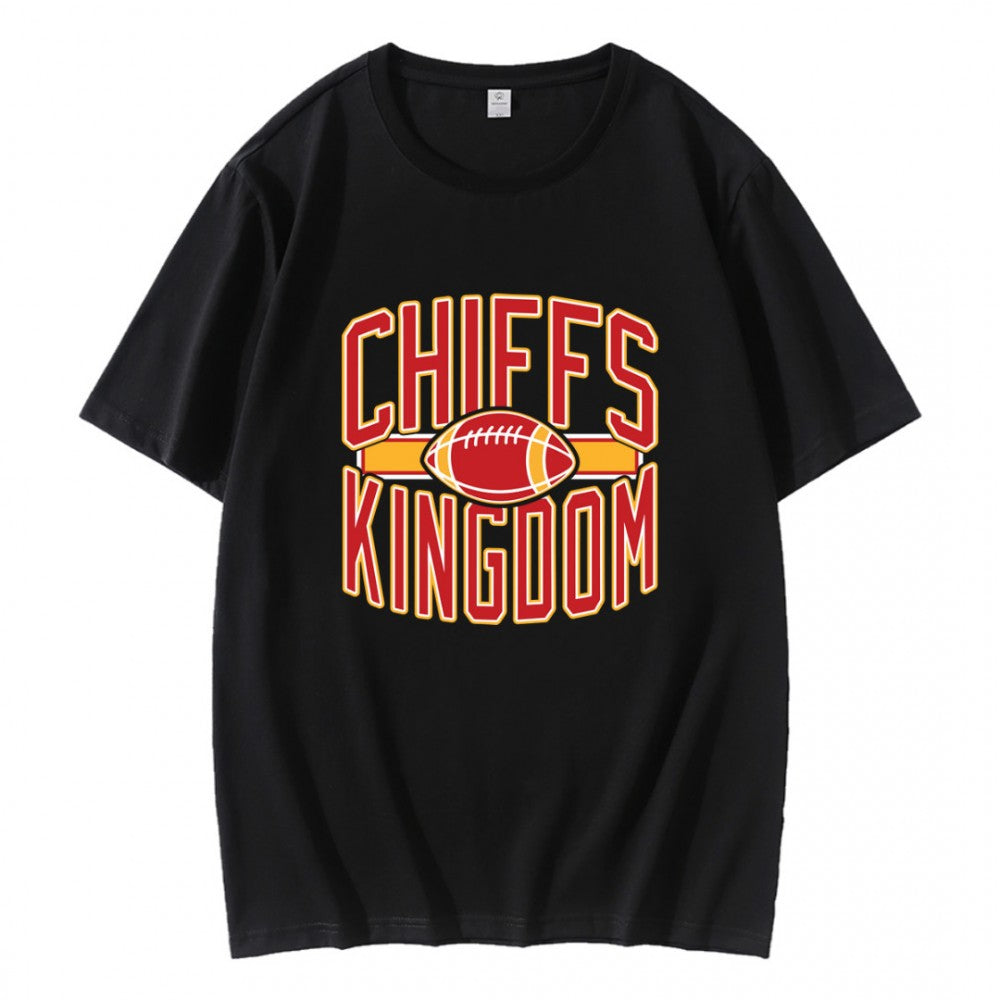 Retro NFL Chiefs Kingdom Football T-Shirt