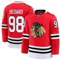 Connor Bedard Chicago Blackhawks Home Premium NHL Jersey - Red