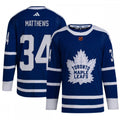 Auston Matthews Toronto Maple Leafs adidas Reverse Retro 2.0 Authentic Player NHL Jersey - Royal