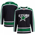 Dallas Stars adidas Reverse Retro 2.0 Authentic Blank NHL Jersey - Black