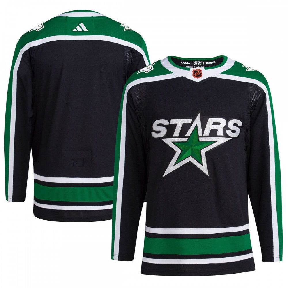 Dallas Stars adidas Reverse Retro 2.0 Authentic Blank NHL Jersey - Black