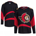 Ottawa Senators adidas Reverse Retro 2.0 Authentic Blank NHL Jersey - Black