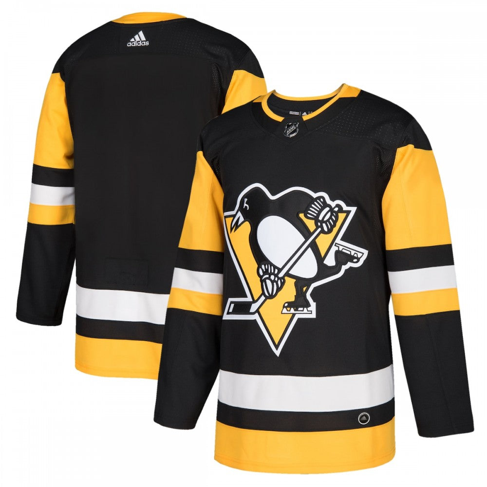 Pittsburgh Penguins adidas Home Authentic Blank NHL Jersey - Black