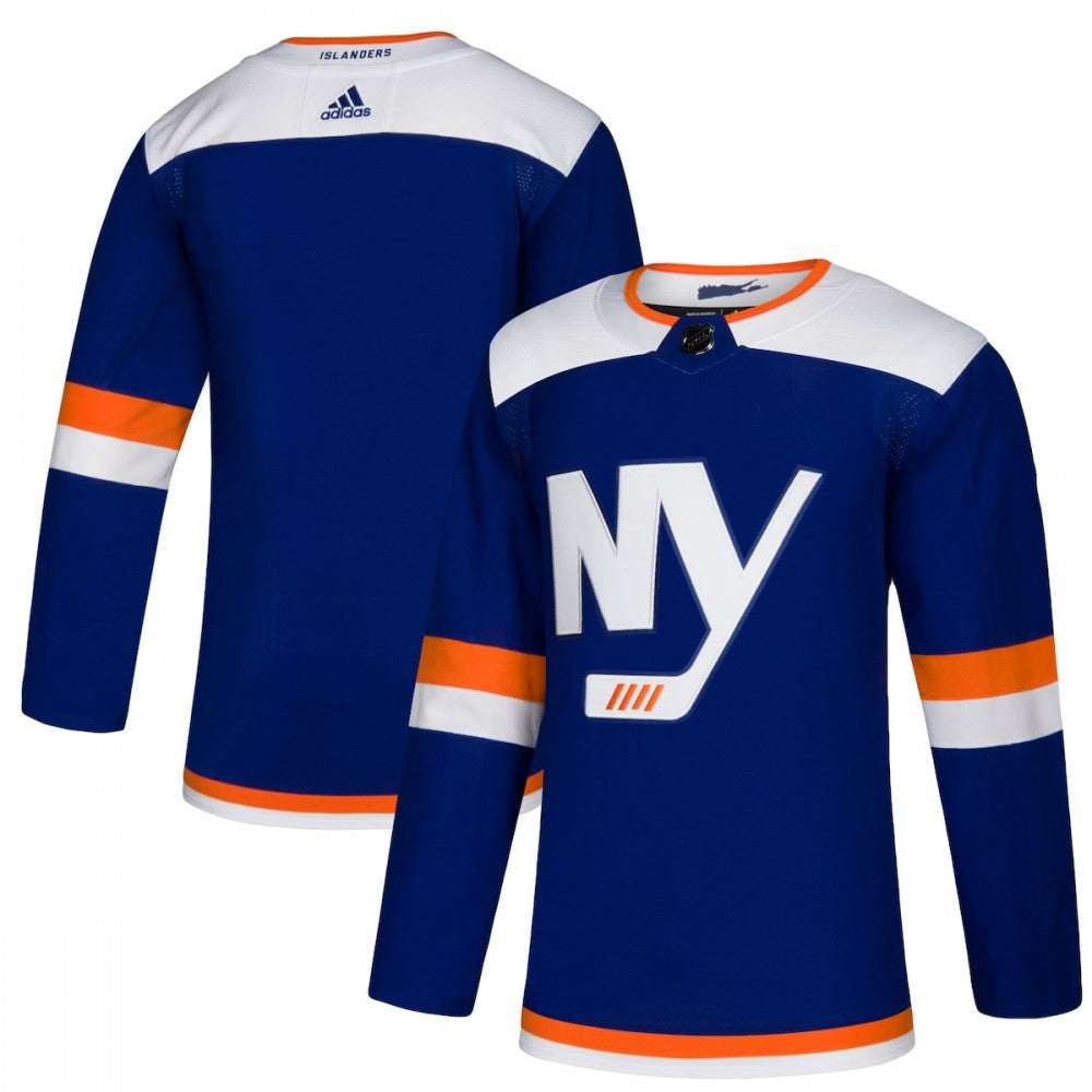 New York Islanders adidas Alternate Authentic Blank NHL Jersey - Blue