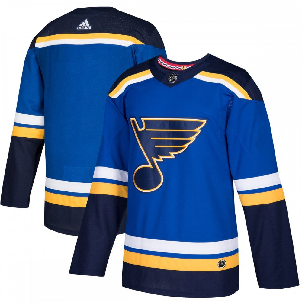St. Louis Blues adidas Home Authentic Blank NHL Jersey - Blue