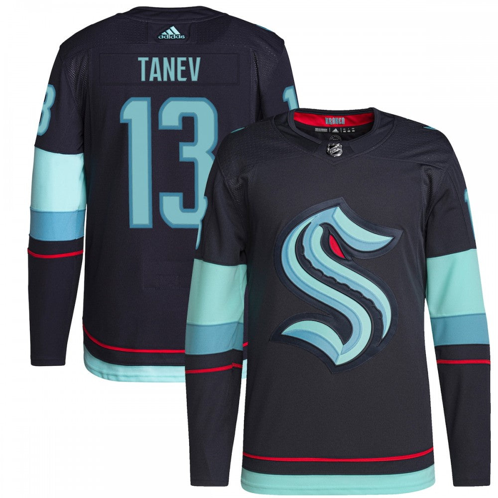 Brandon Tanev Seattle Kraken adidas Home Authentic Primegreen Player NHL Jersey - Navy