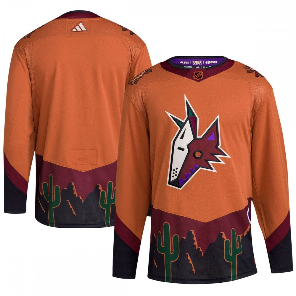 Arizona Coyotes adidas Reverse Retro 2.0 Authentic Blank NHL Jersey - Burnt Orange