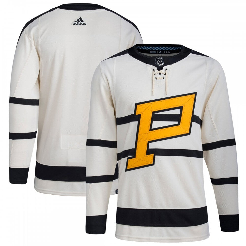 Pittsburgh Penguins adidas 2023 Winter Classic Blank NHL Jersey - Cream