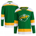 Minnesota Wild adidas Reverse Retro 2.0 Authentic Blank NHL Jersey - Green
