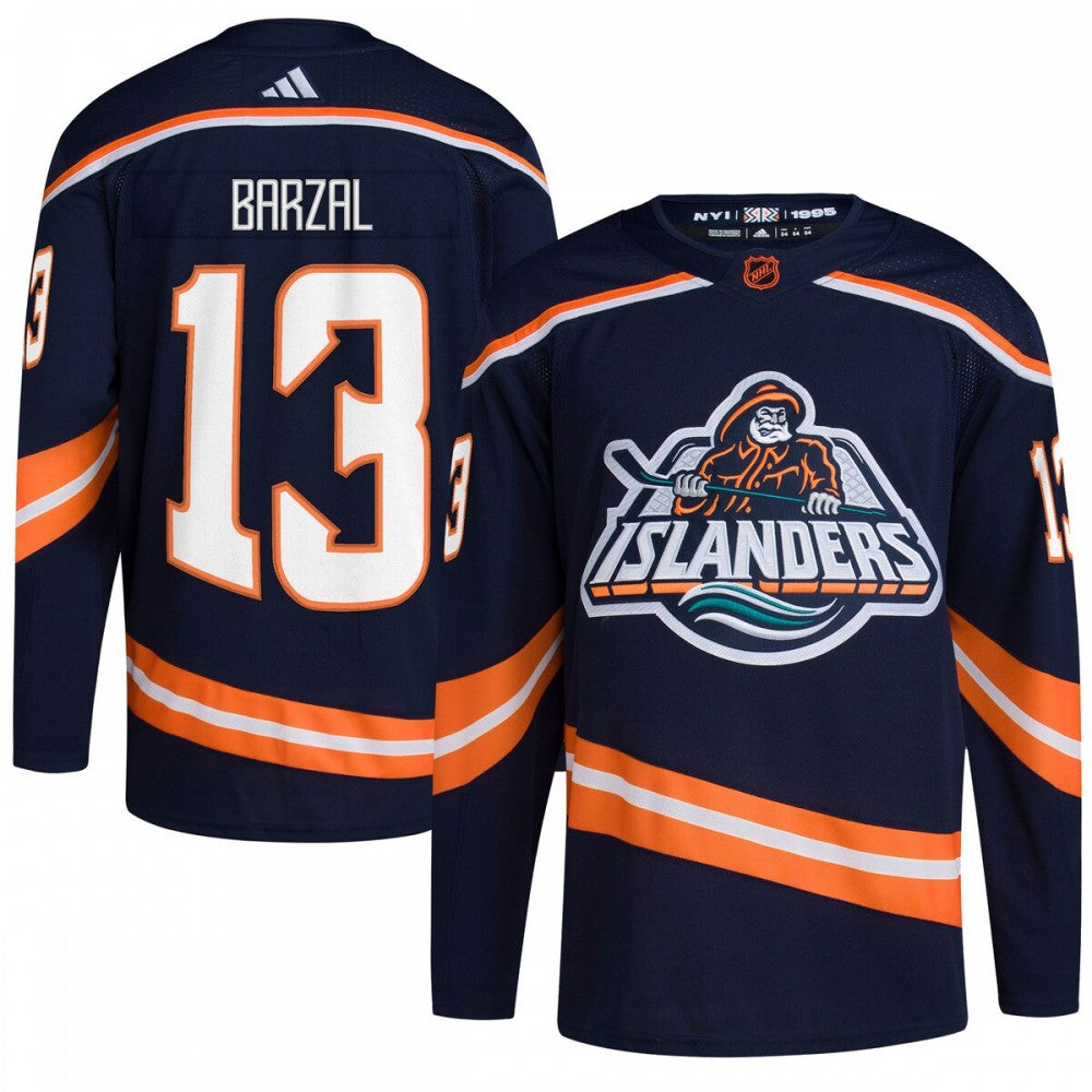 Mathew Barzal New York Islanders adidas Reverse Retro 2.0 Authentic Player NHL Jersey - Navy