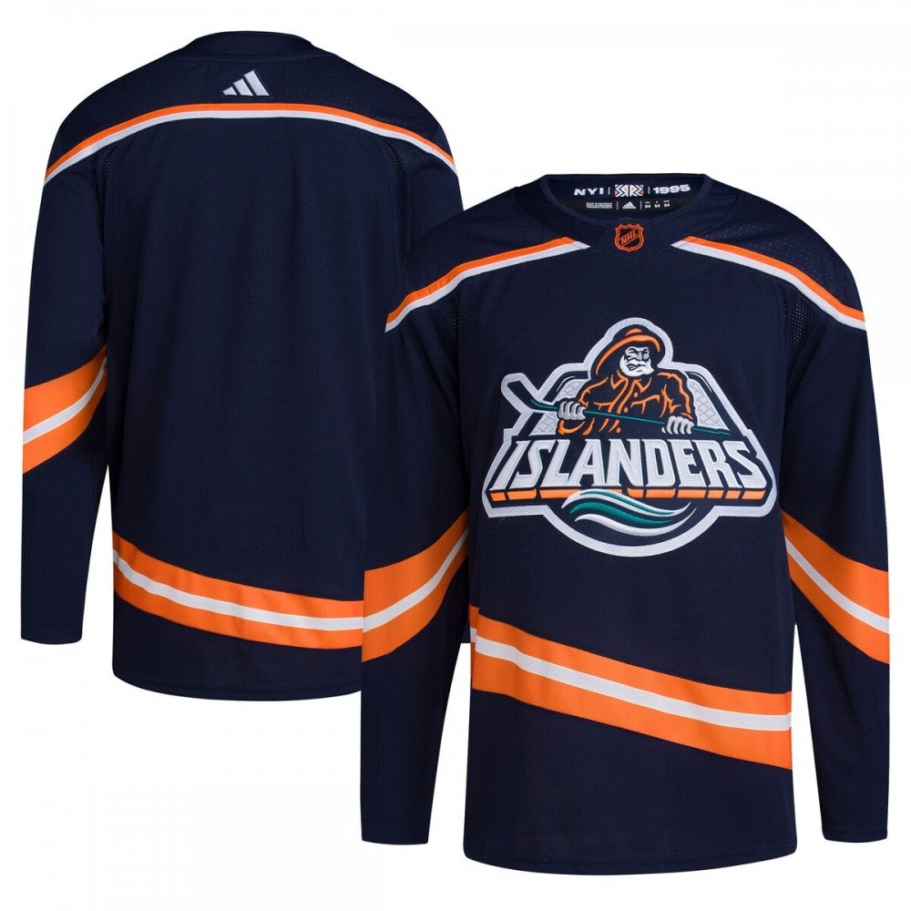 New York Islanders adidas Reverse Retro 2.0 Authentic Blank NHL Jersey - Navy