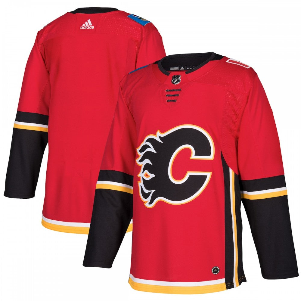 Calgary Flames adidas Home Authentic Blank NHL Jersey - Red