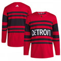 Detroit Red Wings adidas Reverse Retro 2.0 Authentic Blank NHL Jersey - Red