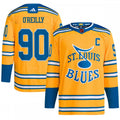 Ryan O'Reilly St. Louis Blues adidas Reverse Retro 2.0 Authentic Player NHL Jersey - Yellow