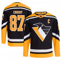 Sidney Crosby Pittsburgh Penguins adidas Reverse Retro 2.0 Authentic Player NHL Jersey - Black