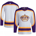 Los Angeles Kings adidas Reverse Retro 2.0 Authentic Blank NHL Jersey - White