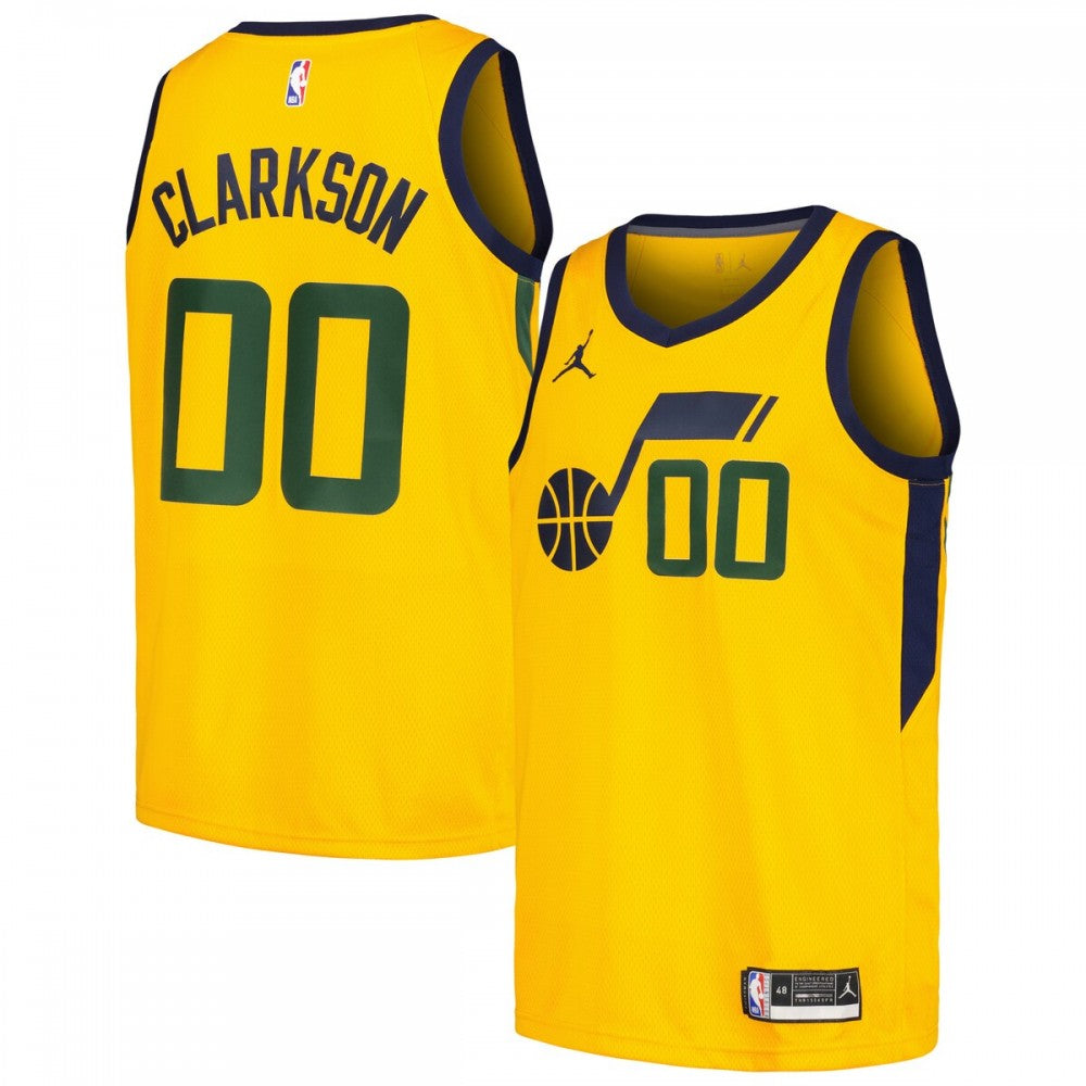 Jordan Clarkson Utah Jazz Jordan Brand Swingman Player NBA Jersey - Statement Edition - Yellow