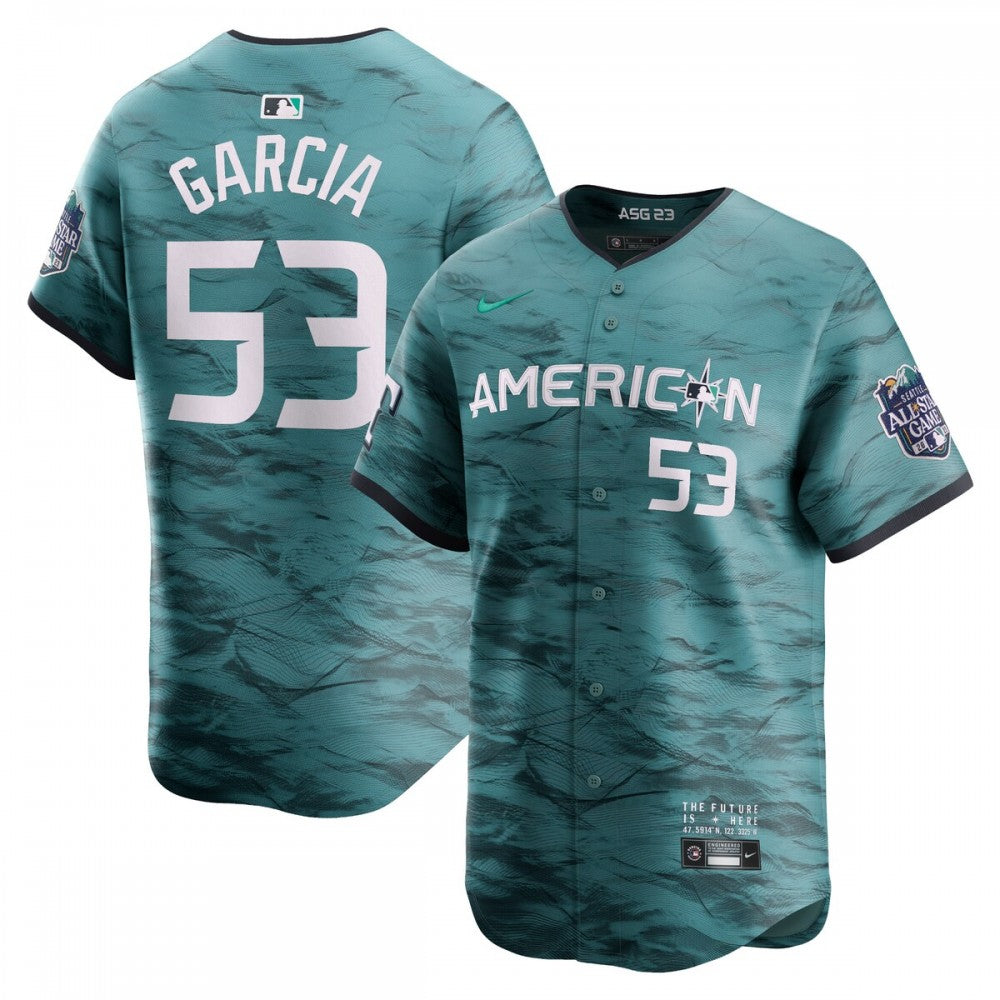 Adolis Garcia American League Nike 2023 MLB All-Star Game Limited Player MLB Jersey - Teal