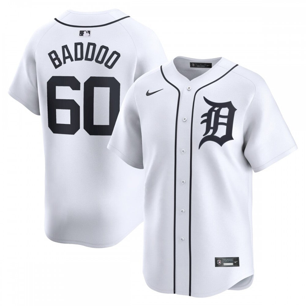 Akil Baddoo Detroit Tigers Nike Home Limited Player MLB Jersey - White