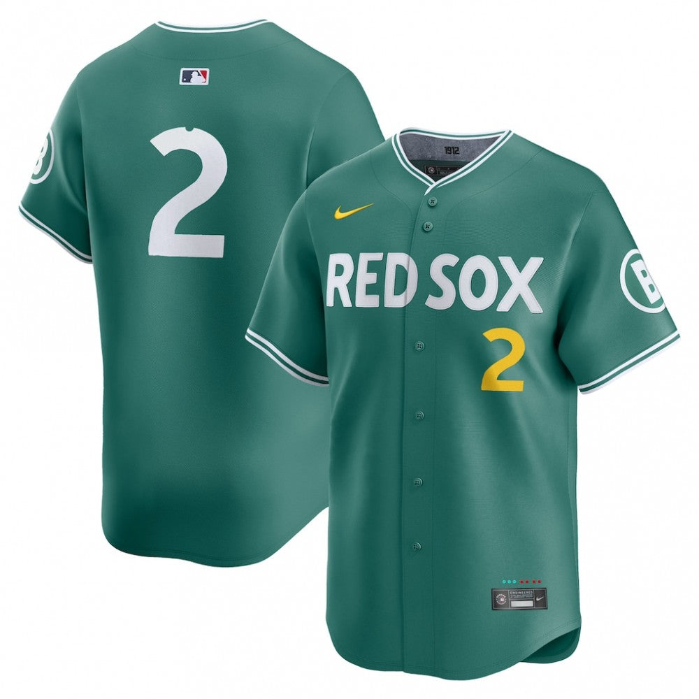 Alex Bregman Boston Red Sox Nike 2025 City Connect Limited Player MLB Jersey - Green