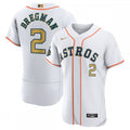Alex Bregman Houston Astros Nike 2023 Gold Collection Authentic Player MLB Jersey - White