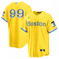 Alex Verdugo Boston Red Sox Nike City Connect Replica Player MLB Jersey - Gold