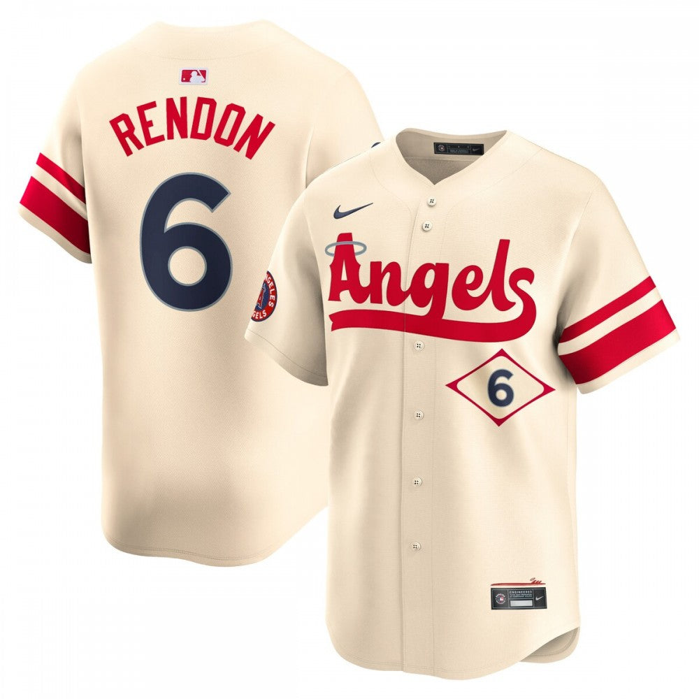 Anthony Rendon Los Angeles Angels Nike City Connect Limited Player MLB Jersey - Cream