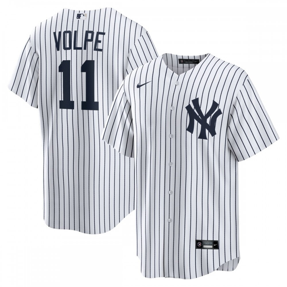 Anthony Volpe New York Yankees Nike Home Replica Player MLB Jersey - White