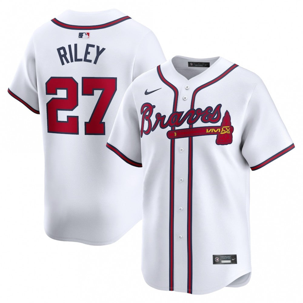 Austin Riley Atlanta Braves Nike Home Limited Player MLB Jersey - White