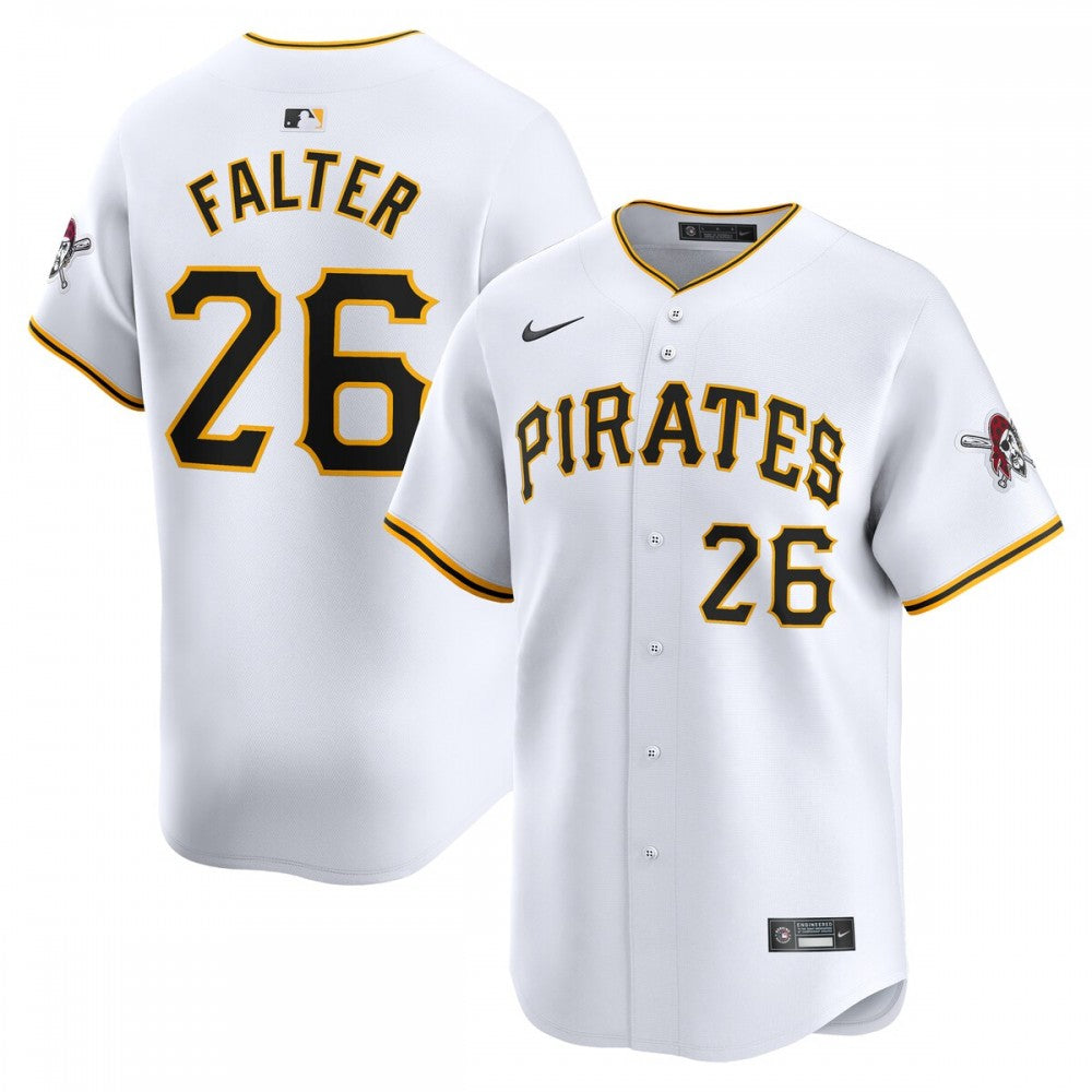Bailey Falter Pittsburgh Pirates Nike Home Limited Player MLB Jersey?C White