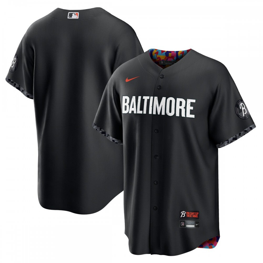 Baltimore Orioles Nike 2023 City Connect Replica MLB Jersey - Black