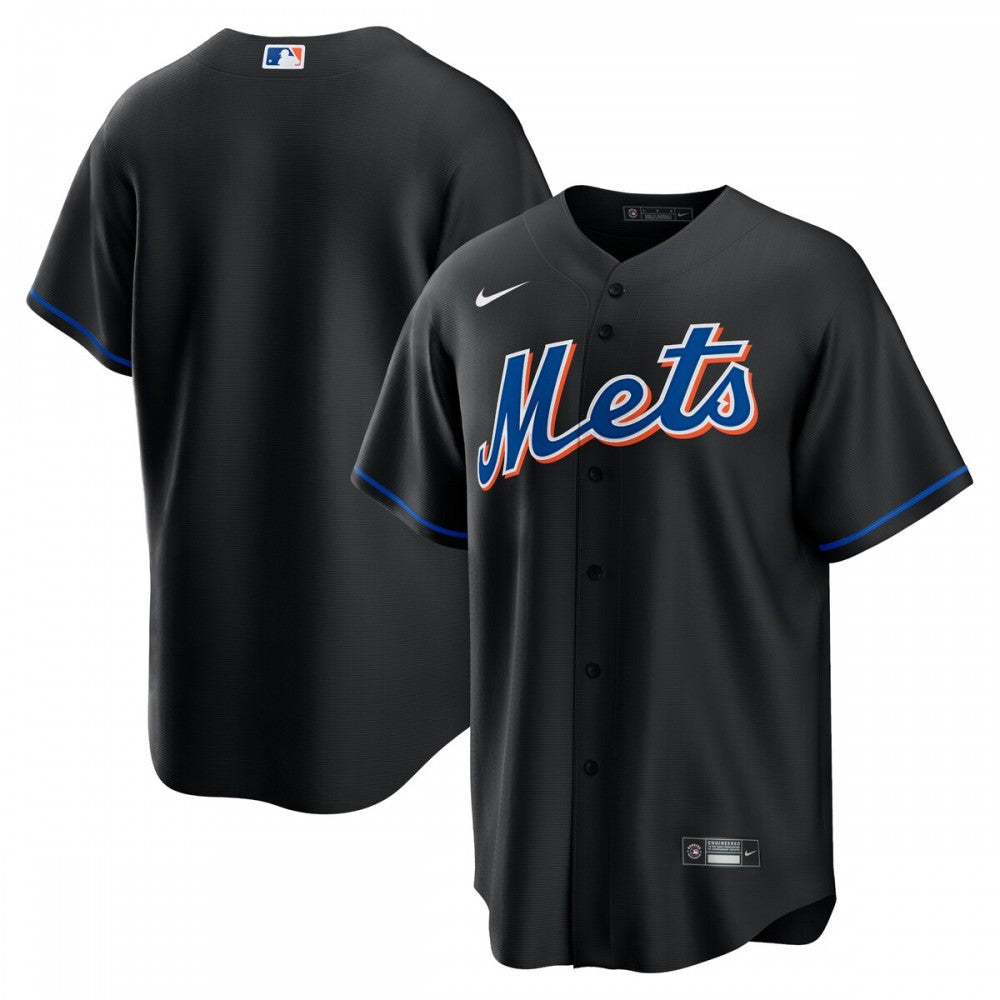 New York Mets Nike 2022 Alternate Replica Team MLB Jersey - Black