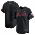 New York Mets Nike  Alternate Limited MLB Jersey?C Black