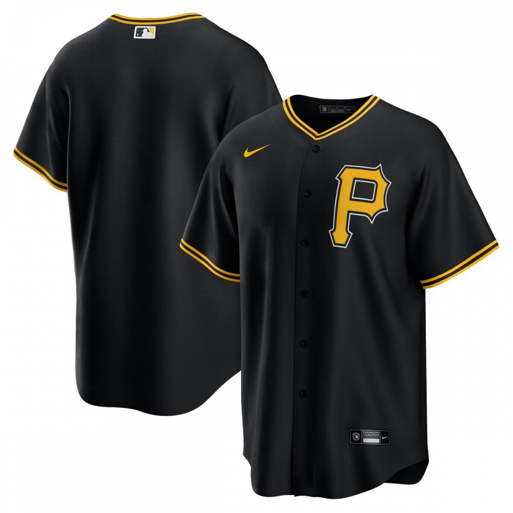 Pittsburgh Pirates Nike Alternate Replica Team MLB Jersey - Black
