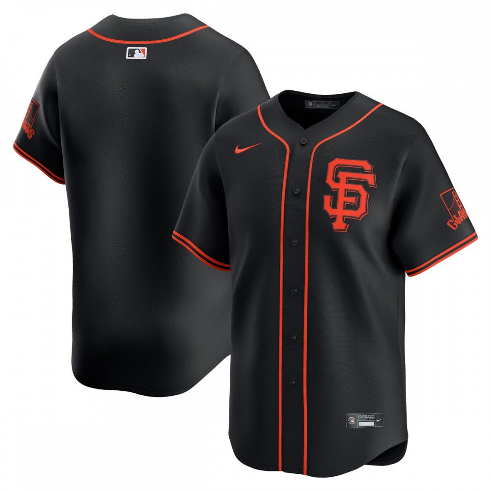 San Francisco Giants Nike  Alternate Limited MLB Jersey?C Black