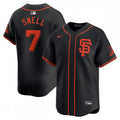Blake Snell San Francisco Giants Nike Alternate Limited MLB Jersey - Black