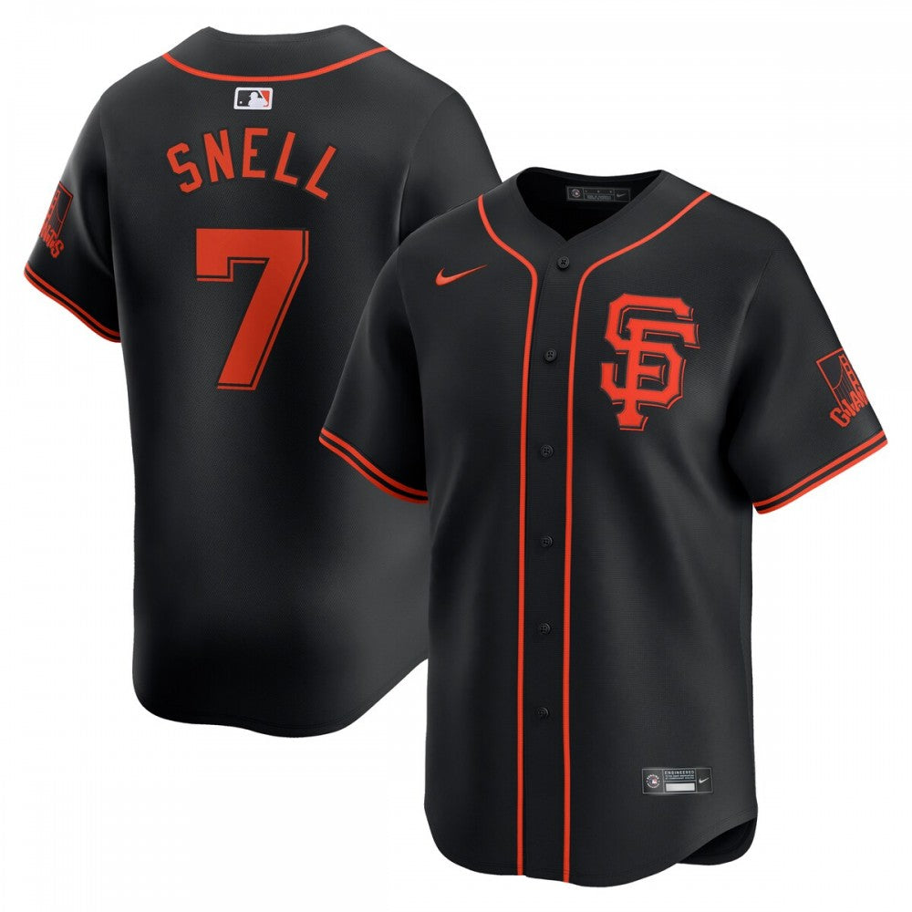 Blake Snell San Francisco Giants Nike Alternate Limited MLB Jersey - Black