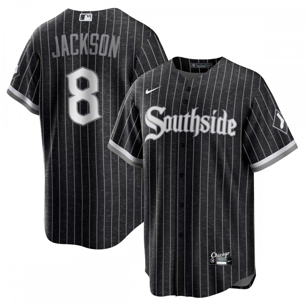 Bo Jackson Chicago White Sox Nike City Connect Replica Player MLB Jersey - Black