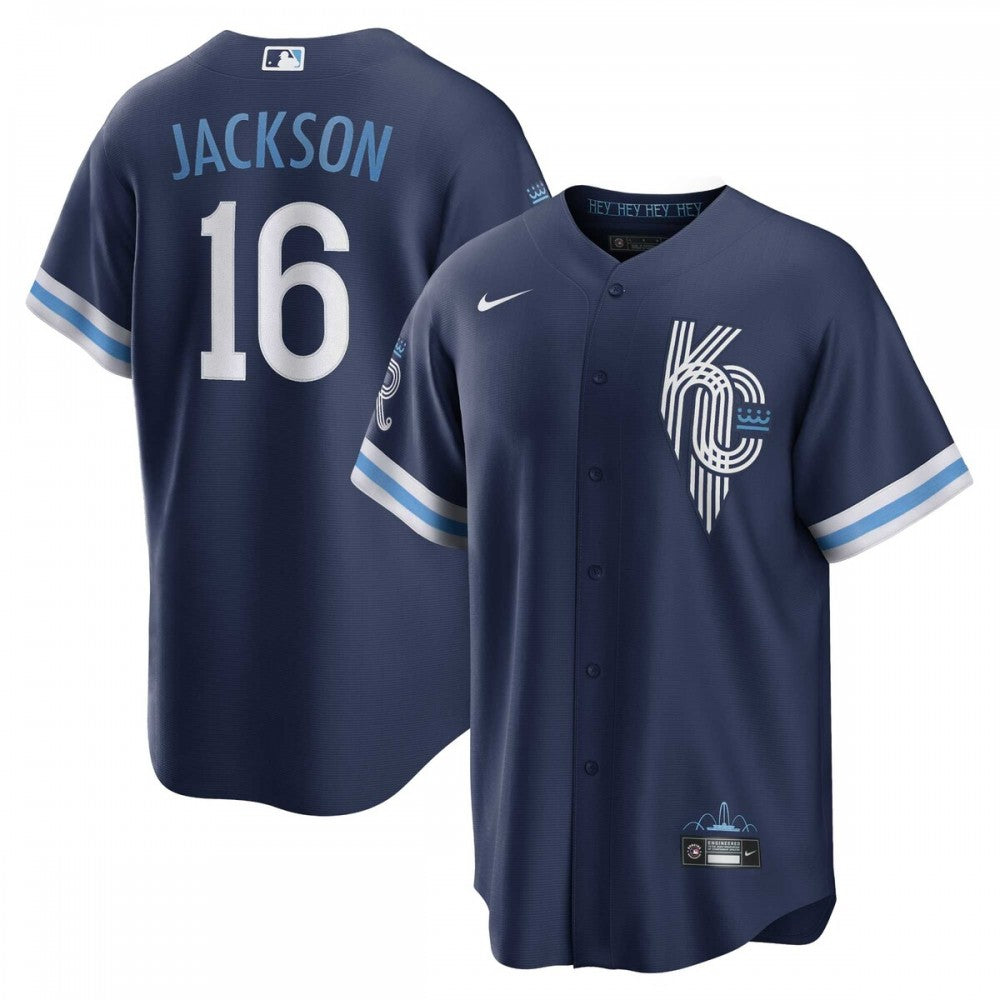 Bo Jackson Kansas City Royals Nike 2022 City Connect Replica Player MLB Jersey - Navy