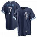 Bobby Witt Jr. Kansas City Royals Nike 2022 City Connect Replica Player MLB Jersey - Navy