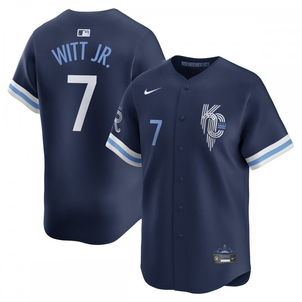 Bobby Witt Jr. Kansas City Royals Nike City Connect Limited Player MLB Jersey - Navy