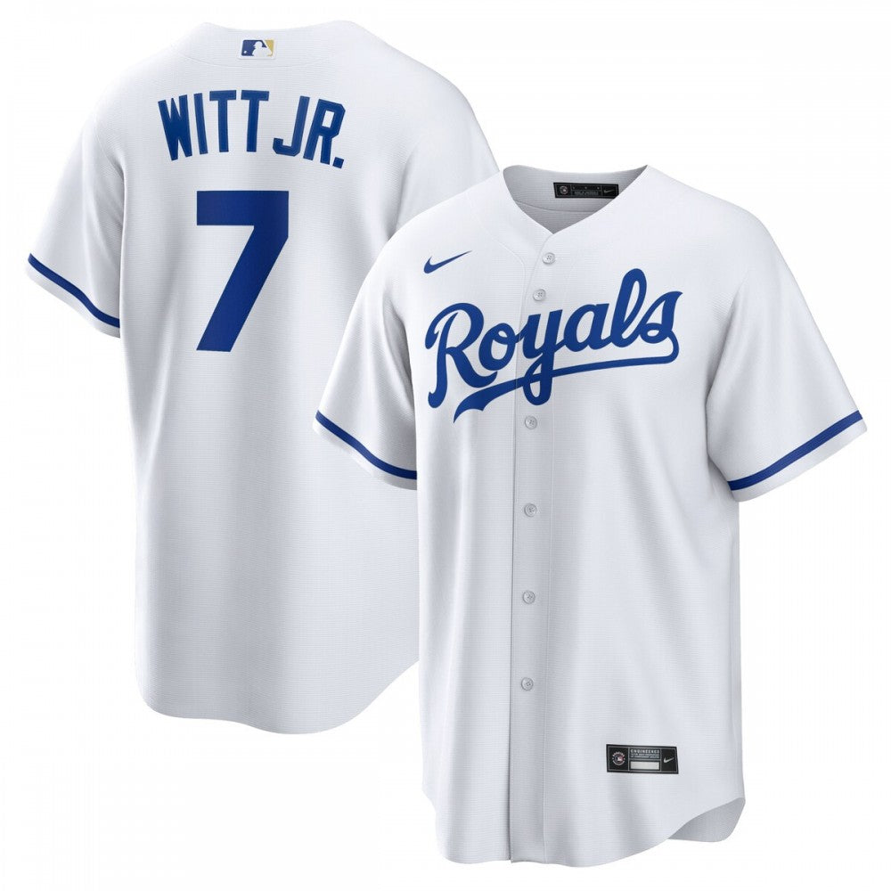 Bobby Witt Jr. Kansas City Royals Nike Home Replica Player MLB Jersey - White