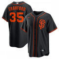 Brandon Crawford San Francisco Giants Nike Alternate Replica Player Name MLB Jersey - Black