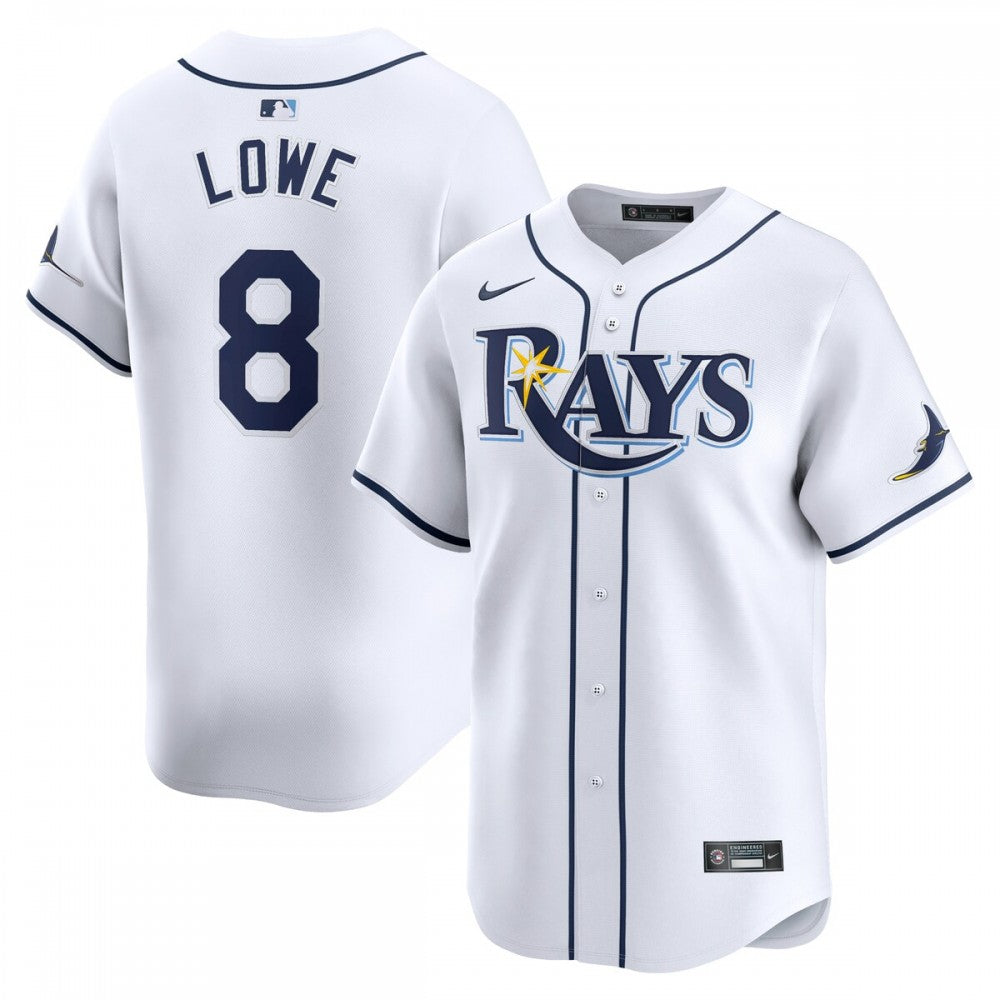 Brandon Lowe Tampa Bay Rays Nike Home Limited Player MLB Jersey - White